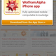 Wolfram Alpha Is Tired Of People Not Paying $50 Dollars For Their iPhone App